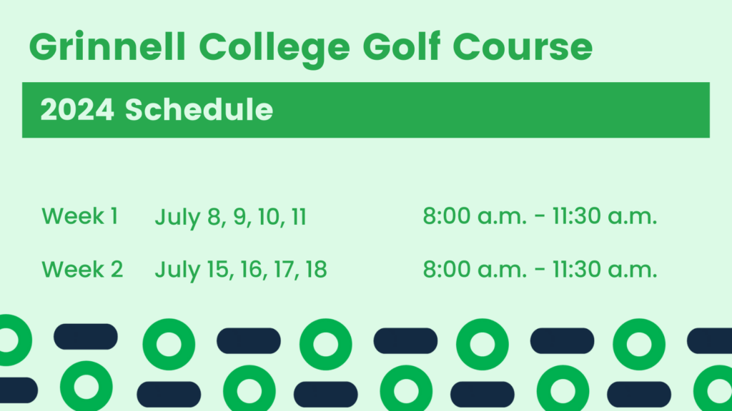 Grinnell Calendar - First Tee – Central Iowa